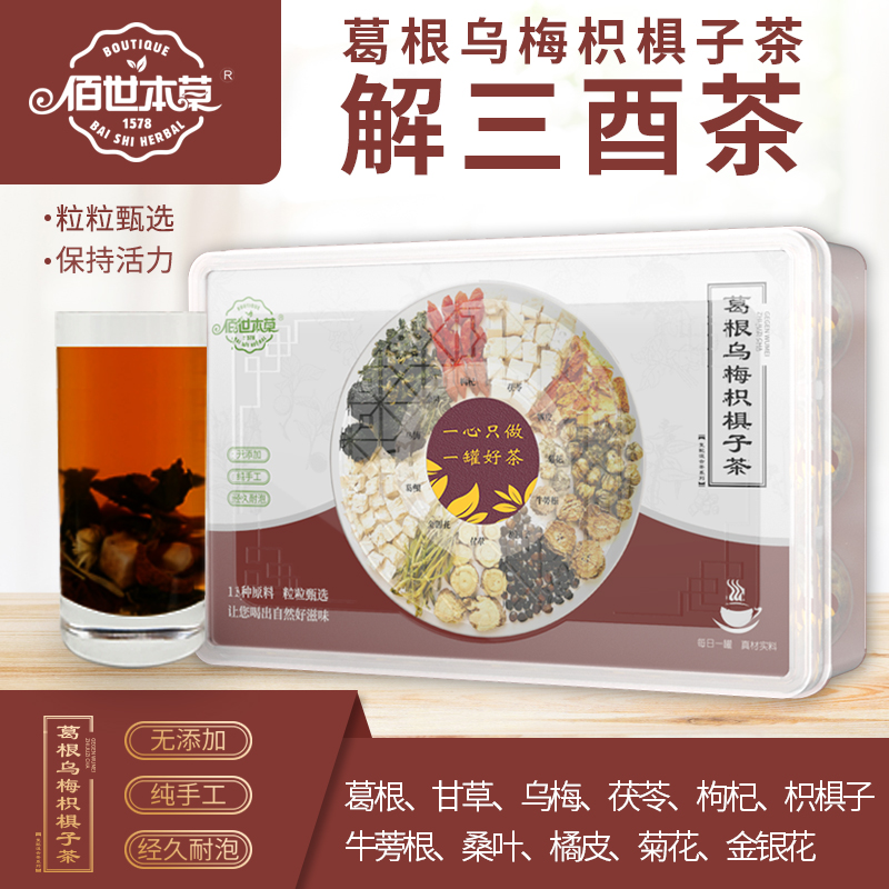 葛根烏梅枳椇子茶